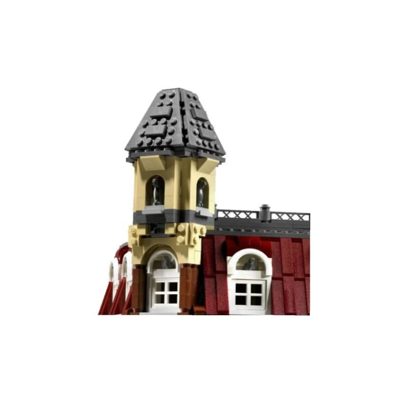 Lepinblock 15002 кафе на углу 2133 шт создатель уличный вид модели строительные блоки