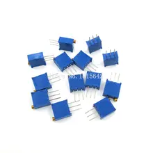 Résistance réglable avec précision à 3296, 10 pièces/lot, 103, 10 k, 3 broches, prise électronique 3296W, vente en gros