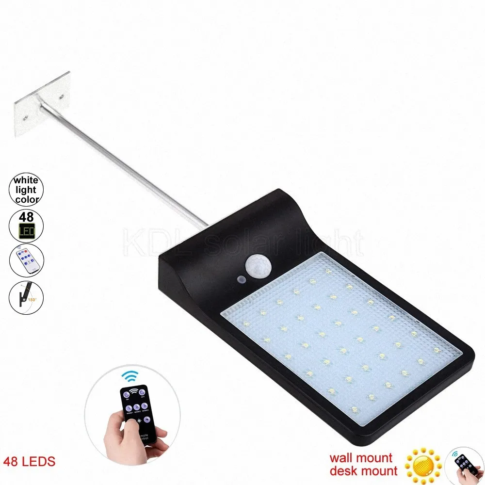 

48/60 LED Wireless Solar Lights LED Outdoor Decor Waterproof PIR Motion Sensor Solar Light For Garden Street So c Solar Lamps