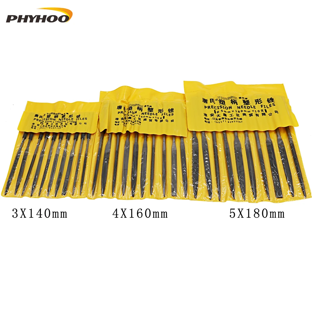 Needle File Set,Diamond File With Plastic Handle For Woodworking Metal Glass Stone Polishing Carving Craft Tool