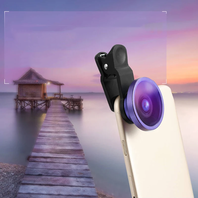 

Portable Phone Camera Lens Wide Angle/macro Selfie Cam Lens for iPhone Samsung
