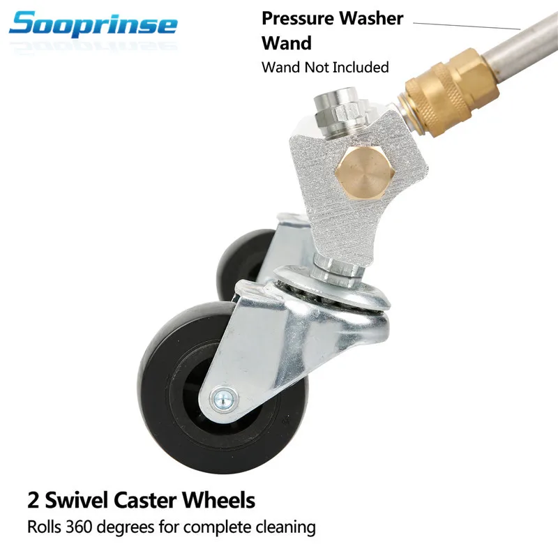 Очиститель ходовой части Мойки автомобиля, под машинной метлой воды, 1/4 дюймовый штекер для быстрого отключения 4000 фунтов/кв. дюйм мойка высокого давления