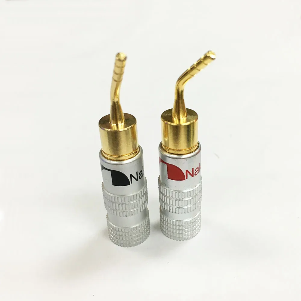 Новинка 4 шт. Высококачественный Новый 24K золотистый динамик Nakamichi Pin Angel 2 мм