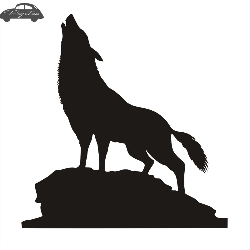 Pegatina Wolf Sticker Lobo Decal Hollow Sticker Car Window Vinyl Funny Poster