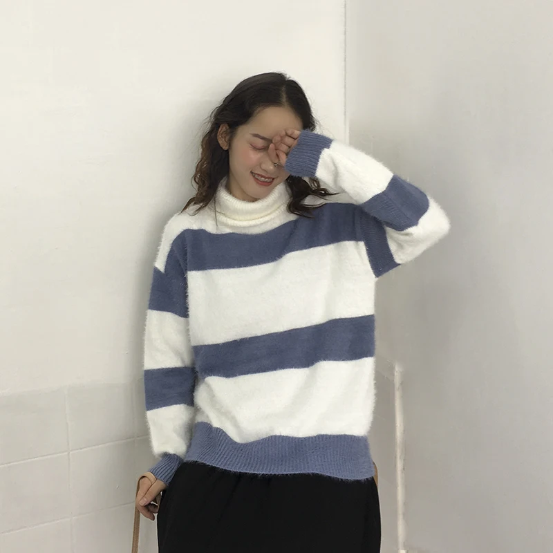 Aliexpress.com : Buy Turtleneck Women's Pullover Sweaters Korean ...