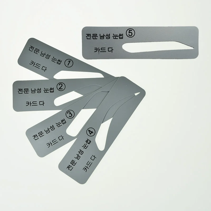 aliexpresscom buy eyebrow stencils 5 types eyebrow