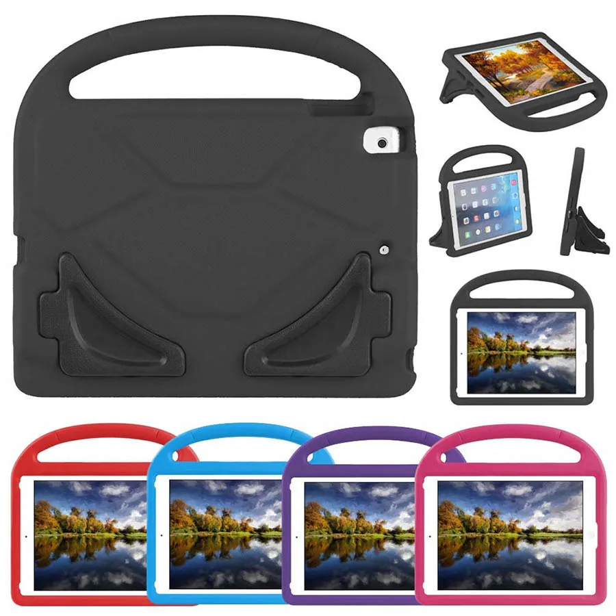 Kids Shockproof Case For New iPad 9.7 2017 2018 Pro 9.7 inch Air 2 Air 1 Children Safe EVA Protective Case Tablet Stand Cover (1)