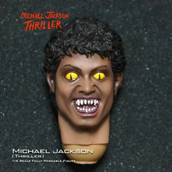 

Collection 1/6 Scale Jackson Head Sculpt Shudder Werewolf version Thriller MJ Action Figure Toy