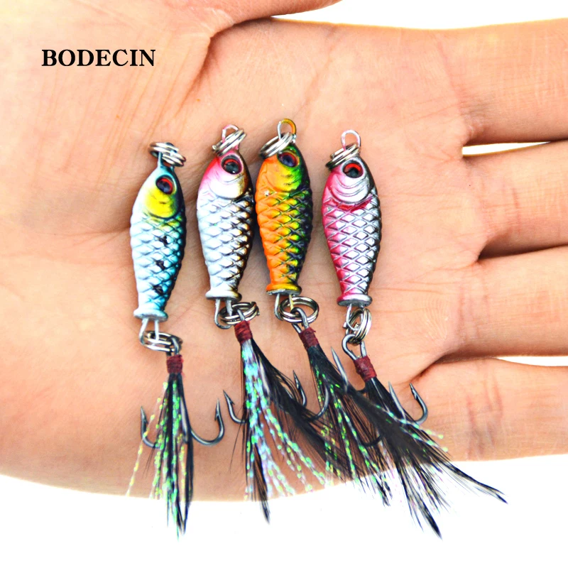 Wobbler Lead Fishing Lures Jigs Peche Spinner Bait Iscas Artificial Baits 4.3g Jig Head Sea Winter Bass Walleye Tackle For (10)