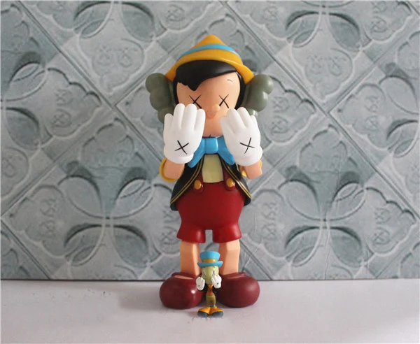 12inch Original Fake KAWS Pinocchio Puppet Standing Type With Retail box medicom toy kaws Factory Samples Fashion Toys 12inch Original Fake KAWS Pinocchio Puppet Standing Type With Retail box medicom toy kaws Factory Samples Fashion Toys