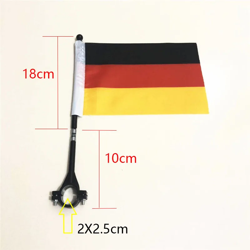 

Bike Bicycle flag riding flag handlebar banner small banner custom hand waving flag head flagpoleDisplay Advertising