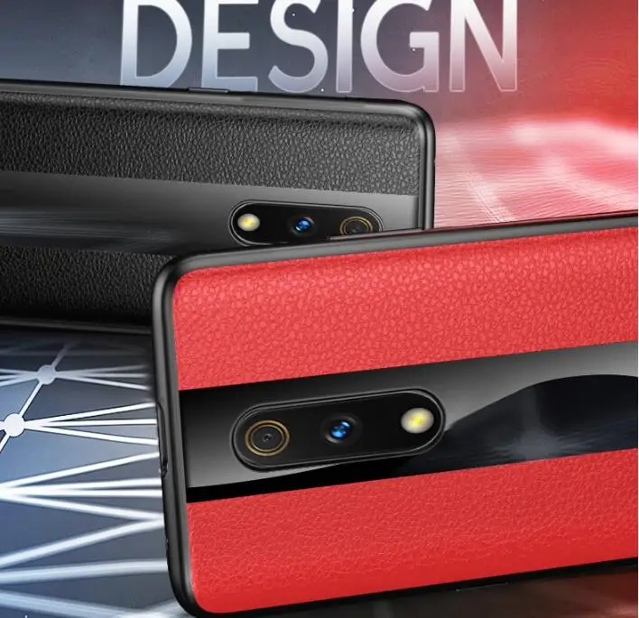Для Realme X Высококачественная задняя крышка бизнес и Мода чехол для телефона