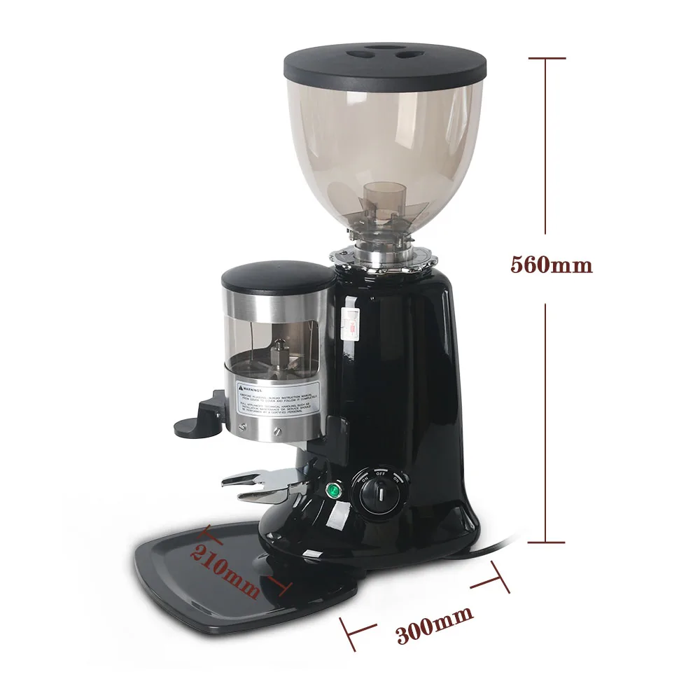 ITOP 6-9Kg/h Electric Coffee Grinder Commercial Coffee Bean Milling Machine Adjustable Dial Burr Coffee Grinder Machine