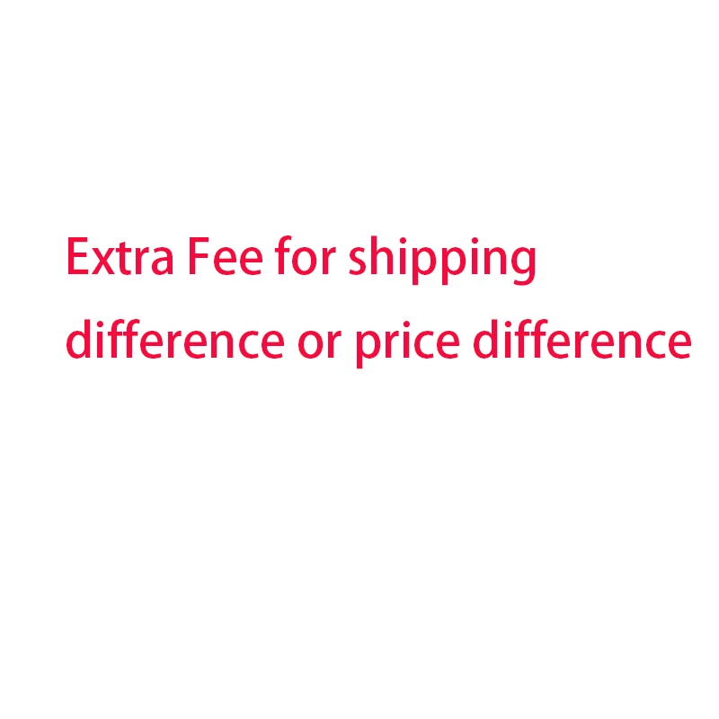 

This link is only for pay the shipping difference or the price difference
