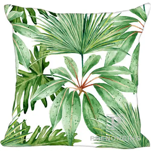 Pillowcases Sqaure Изготовленная на заказ Наволочка с тропическим дождем квадратная Подушка на молнии печать ваших фотографий 20x20 см, 35x35 см(одна сторона) 171203#10-07 - Цвет: Pillowcases Sqaure