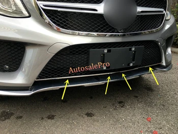 

Stainless Front Bottom Grill Grid Grille Cover Trim For Mercedes Benz GLE Coupe C292 2015 2016