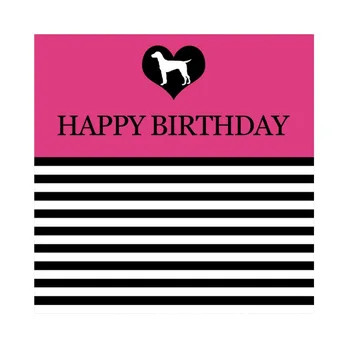 

Laeacco Birthday Stripe Backdrops For Photography Happy Baby Birthday Pink Party Poster Photo Background Photocall Photo Studio