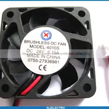 2 предмета Бесщеточный вентилятор охлаждения 4010 S 24 В 7 лезвие 40x40x10 мм 2 провода