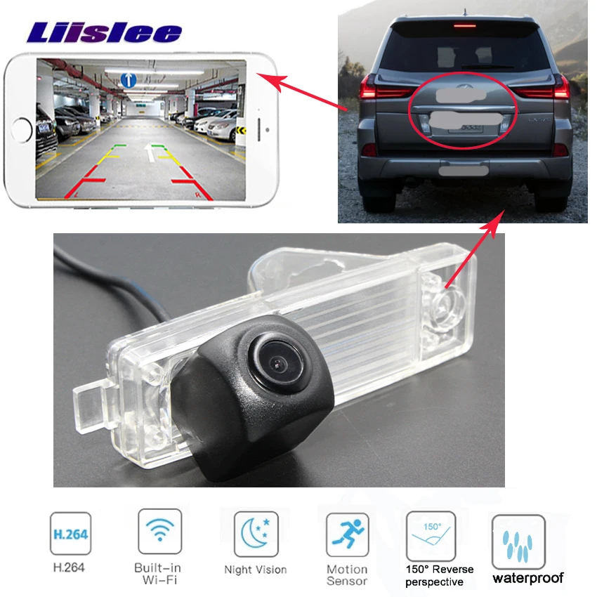 LiisLee новый продукт Автомобильная камера заднего вида для toyota RAV4 EV Европа Авангард