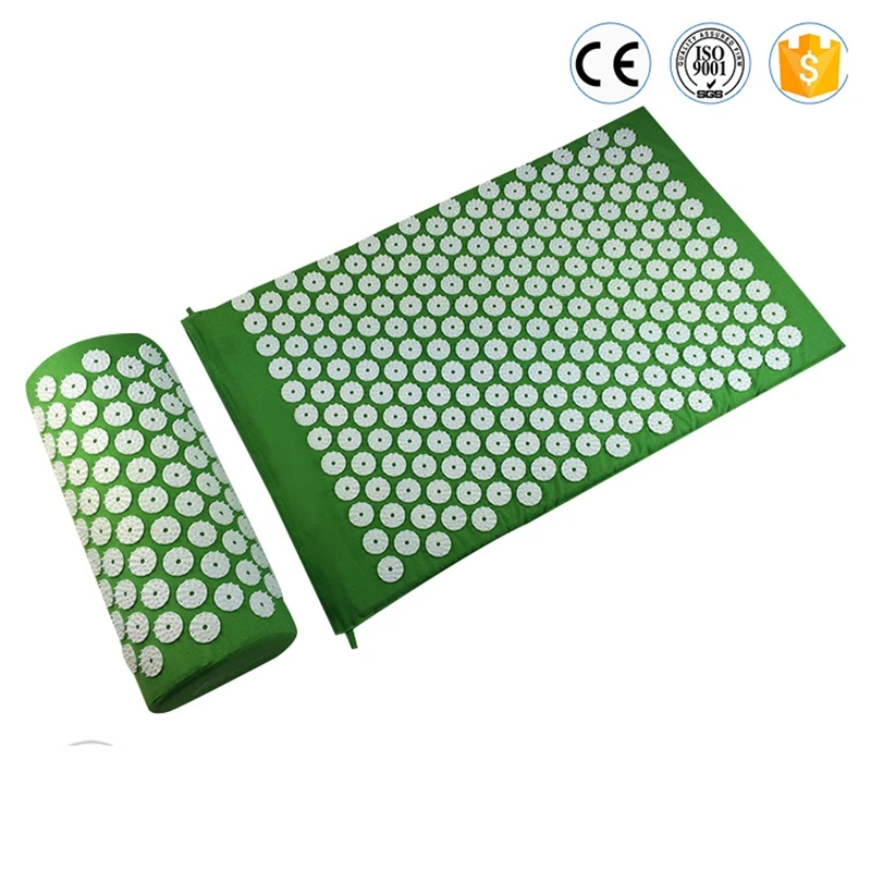 Shakti Mat Acupressure Mat and Pillow 2 in 1 Set Body Head Back Foot