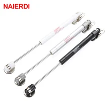 NAIERDI 100N /10kg Cabinet Hinges Kitchen Cupboard Hinges Copper Door Lift Support Gas Strut Spring Hinge Furniture Hardware naierdi 350n 35kg force door lift support furniture gas spring lift cabinet door kitchen cupboard hinges lid stays soft open