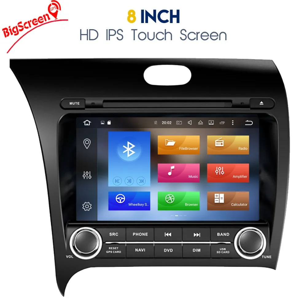 Android 8.0 4GB RAM Car DVD Player GPS navigation For Kia CERATO K3