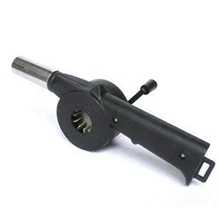 High Quality BBQ Starter Blower Wind Barbecue Grill Fire Hand Crank New