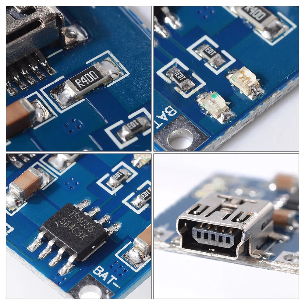 5X5 в мини USB 1A литиевая батарея зарядная плата модуль линейного зарядного устройства TP4056 TE106