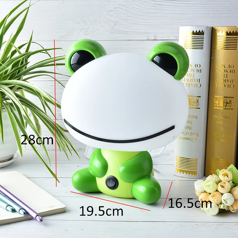Sleeping Night Lamp Cartoon Frog Table Lamps LED Night