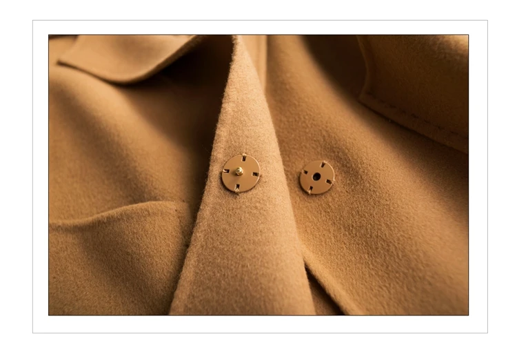 Jacket Womens Wool Coat Long Double Sides Sheep Wool Jackets Elegant Korean Ladies Winter Overcoat Belted Loose Coats CH593 (3)