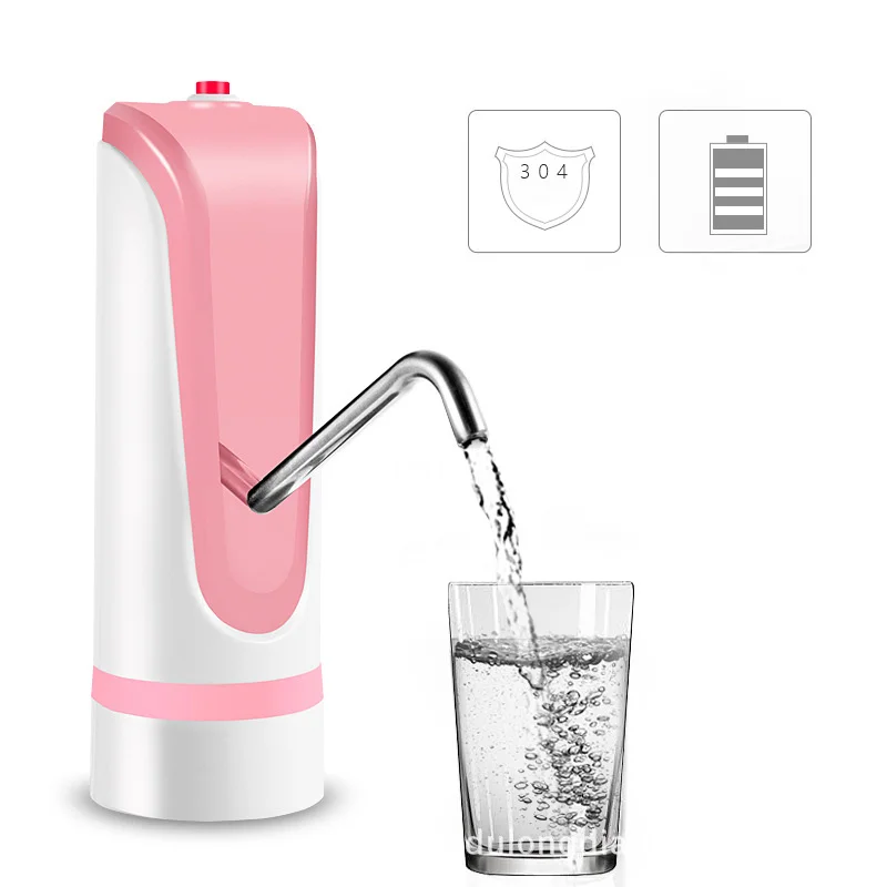 USB Charging Water Dispenser Electric Water Bottle Pump Dispenser Portable Drinking Water Bottles Faucet Drink Barreled