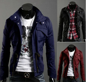 سريع الشحن أزياء الرجال الستر ، الخريف معطف ، أبلى ، جاكت للربيع ، الرجال معطف ، 5 اللون ، 6 الحجم ، دروبشيبينغ G04