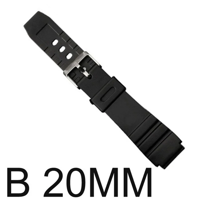 

Newly Rubber Watchband Watches Replace Electronic Wristwatch Band Sports Watch Straps DO99