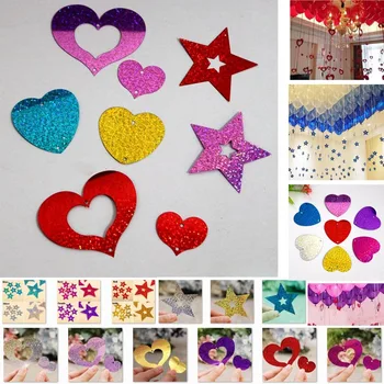 

Favorite party supplies Laser pendants romantic Wedding decorations Ballons pendants XO heart /Star /Heart shape 1KGS =1500pcs