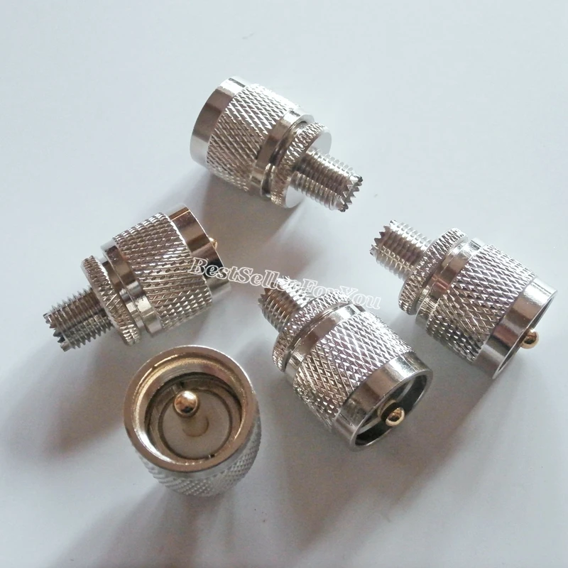 1 шт. Mini UHF female MINIUHF jack к male plug PL 259 RF Connector Converter Adapter|Соединители| |