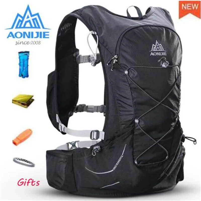 

AONIJIE Running Marathon 15L Outdoor Running Lightweight Hydration Backpack For 3L Water Bladder For Hiking Camping Women Men