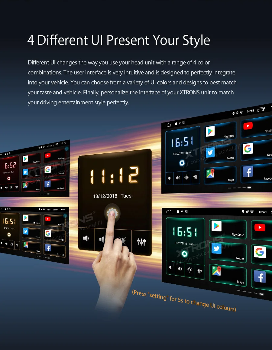 Excellent Universal 7" Head Unit Android 8.1 Car Multimedia Player for Nissan Radio Stereos 1080p Video Steering wheel GPS RCA OBD NO DVD 4