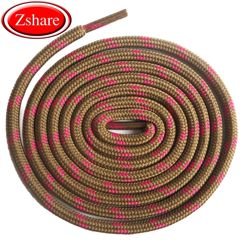 

1Pair Round ShoeLaces Outdoor Hiking Sports Shoe laces Kids Adult Sneakers Shoelaces Solid lacets baskets 19 Colors