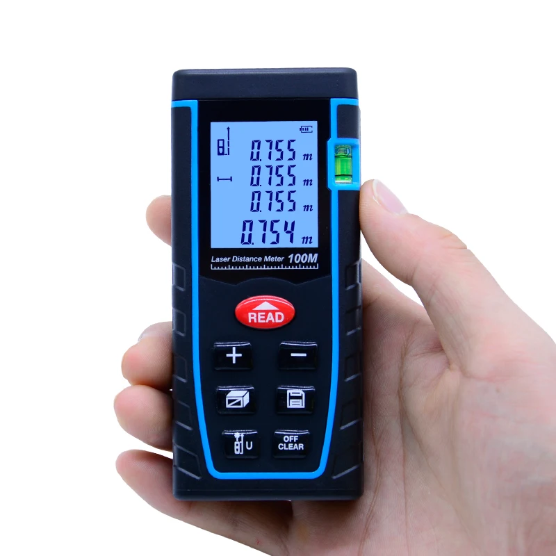 

SNDWAY laser distance meter rangefinder SW-T100m 328ft trena laser Bubble level range finder Building measure tape tester Tools