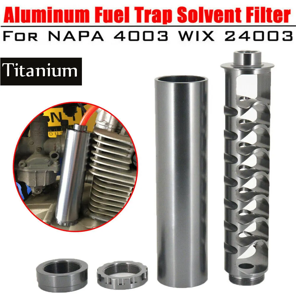 

Spiral 1/2-28 5/8-24 Single Core Car Fuel Filter for NAPA 4003 WIX 24003 Solvent M8617