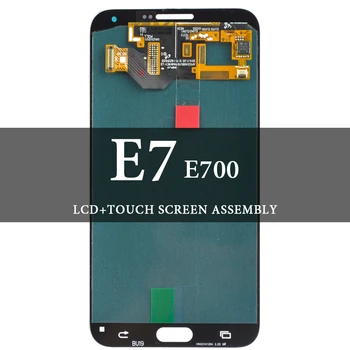 

For E7 AE700 LCD 5.5Inch Blue White Gold Digitizer Assembly AMOLED Spare Parts Touch Screen Display Screen