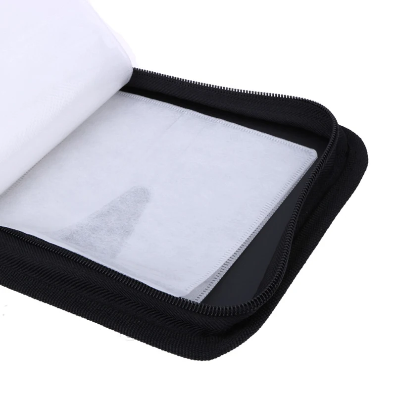 RACAHOO New World Map Pattern CD Box DVD Bag Storage Carry Case Organizer Sleeve Nylon Wallet Cover For Home Or Car CD Package4