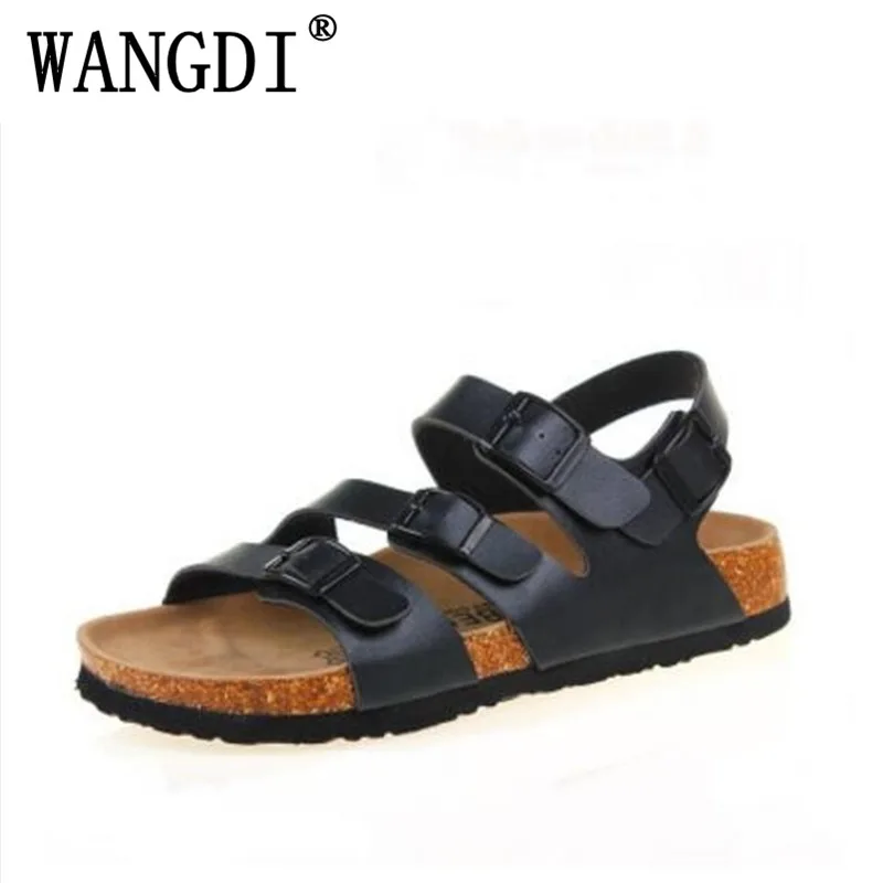 

Women Cork Shoes Slippers Beach Shoes Zapatos Mujer Sandalias Femininas 2 Kinds Wear Summer Sandals Mix Color Plus Size 35-43
