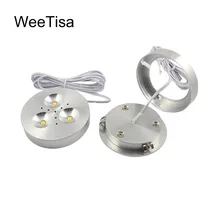 Светодиодная подсветка под шкаф 12 В DC теплый натуральный холодный белый 12 в светодиодный светильник шайба s вниз светильник для кухни стенной шкаф шкафы светильник ing