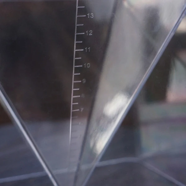 Супер Пирамида Силиконовая Форма Смола ремесло ювелирные изделия Прозрачная форма с пластиковой рамкой ювелирные изделия рукоделие Смола