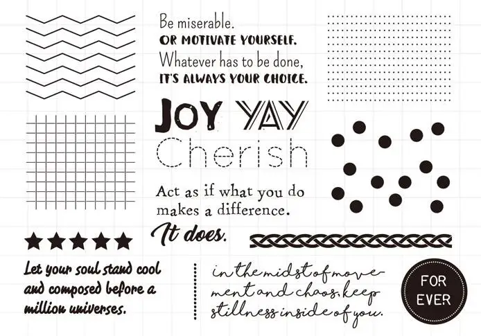 

Joy/Transparent Clear Silicone Stamps for DIY Scrapbooking / Card Making / Kids Christmas Fun Decoration Supplies
