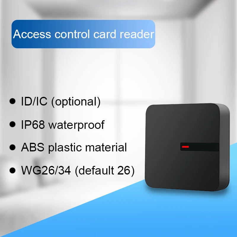 

OULET Long Range RFID Reader 125khz/13.56mhz Proximity Card Smart Reader Card Waterproof Door Access Control Machine