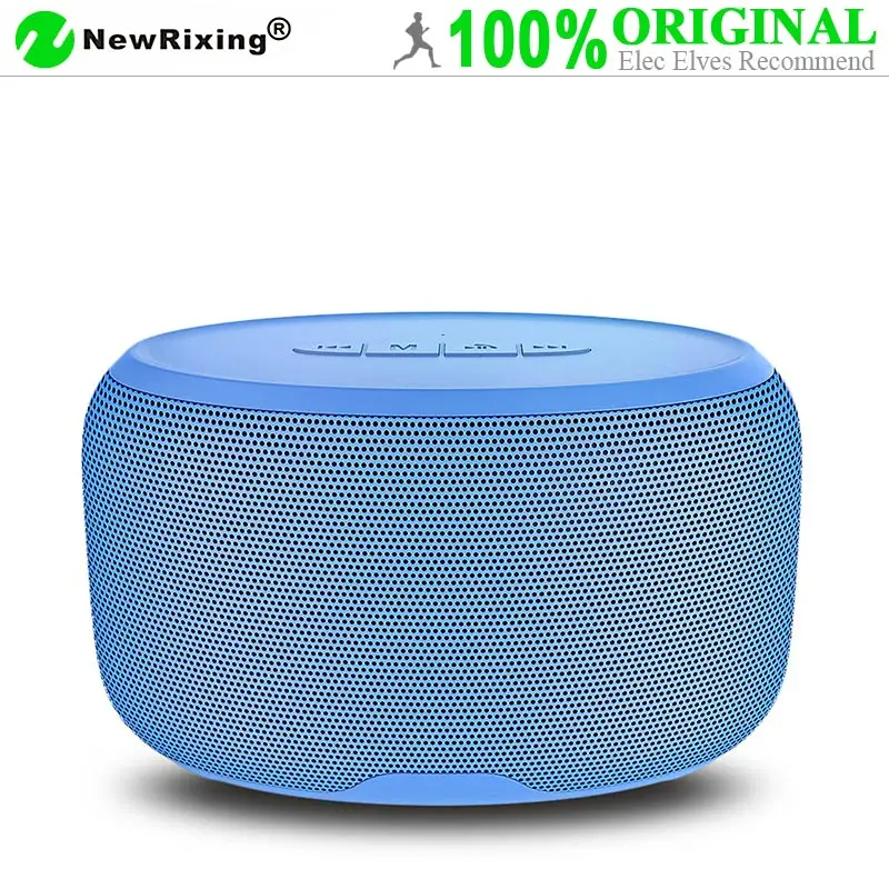 

Wireless Bluetooth Stereo Speaker Subwoofer Mini Player ABS Shell Two Channels Support FM Radio TF Card Player NewRixing NR-4015