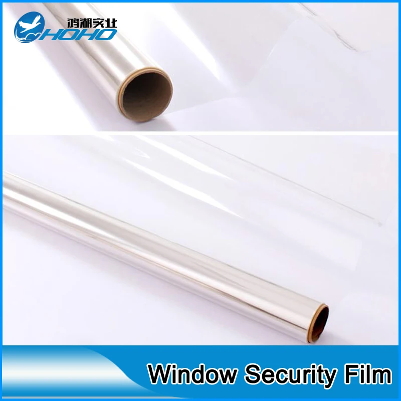 High strength 8mil Clear Safety film for Glass window 20"x60" Auto