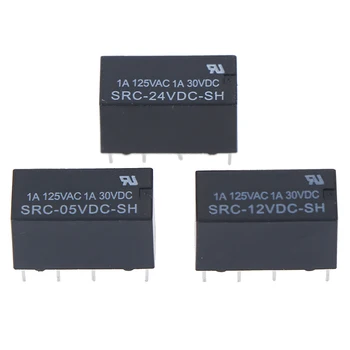 

1Pc 8 Pins Relay 5v,12v,24v SRC-05VDC-SH SRC-12VDC-SH SRC-24VDC-SH
